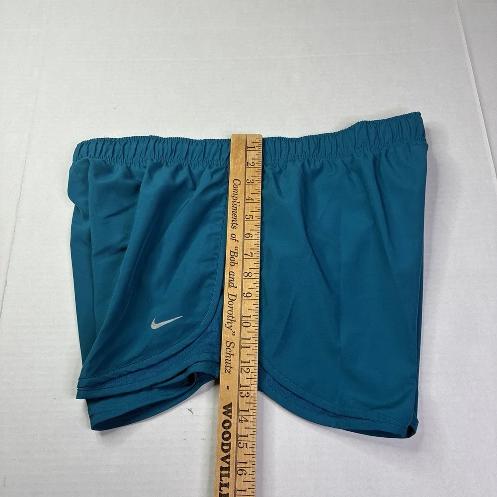 Nike Dri-FIT Running Shorts Women's XL Green Abyss 3 Inseam Lightweight HM6096